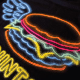 Neon Hamburger