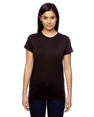 Sample of Alternative 01127C2 - Ladies' Organic Crew in EARTH BLACK style