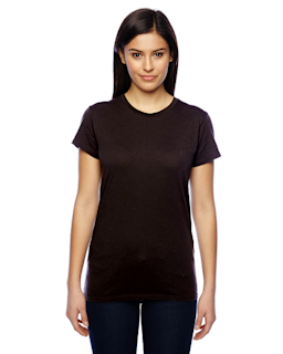 Sample of Alternative 01127C2 - Ladies' Organic Crew in EARTH BLACK from side front