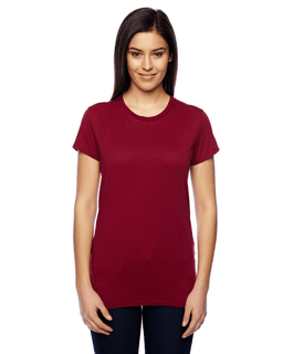 Sample of Alternative 01127C2 - Ladies' Organic Crew in EARTH REDWOOD from side front