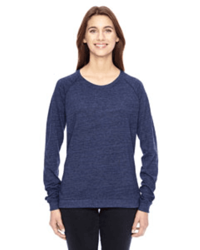 Sample of Alternative 01919E1 Ladies' Locker Room Eco-Jersey Pullover in ECO TRUE NAVY style