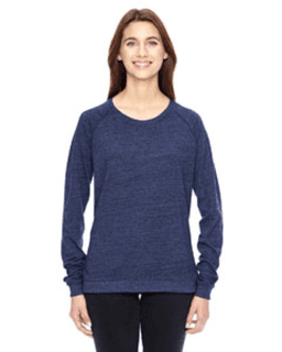 Sample of Alternative 01919E1 Ladies' Locker Room Eco-Jersey Pullover in ECO TRUE NAVY from side front