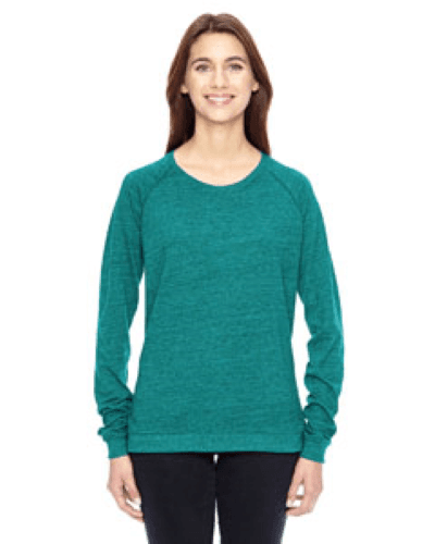 Sample of Alternative 01919E1 Ladies' Locker Room Eco-Jersey Pullover in EC TRUE VIRIDIAN style