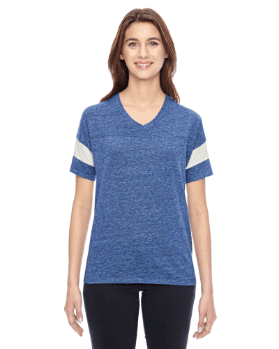 Sample of Alternative 01988E1 Ladies' Powder Puff Eco-Jersey T-Shirt in EC PC BLU EC IV style