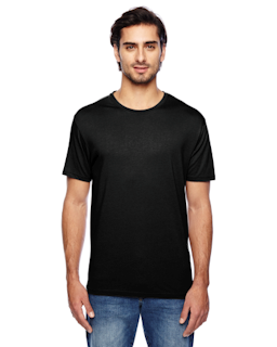 Sample of Alternative 02814MR Men's Pre-Game Cotton Modal T-Shirt in BLACK from side front