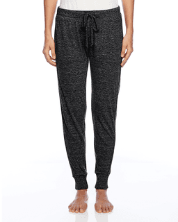 Sample of Alternative Apparel 02822E1 - Ladies' Jogger Eco-Jersey Pant in ECO BLACK from side front