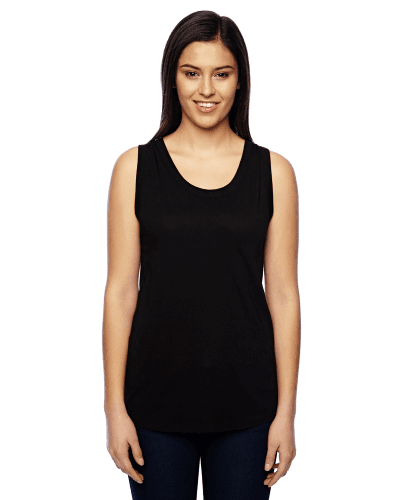 Sample of Alternative 02830MR Ladies' Muscle Cotton Modal T-Shirt in BLACK style