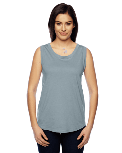 Sample of Alternative 02830MR Ladies' Muscle Cotton Modal T-Shirt in BLUE FOG style