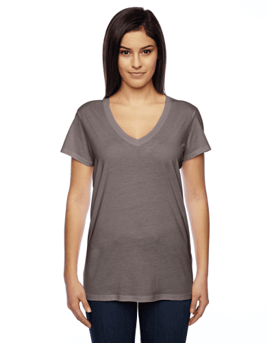 Sample of Alternative 02840MR Ladies' Everyday Cotton Modal V-Neck in NICKEL style