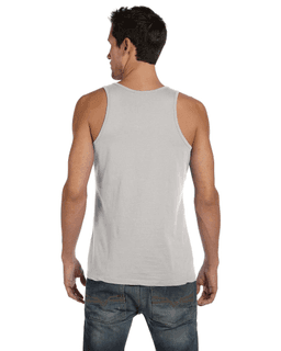 Sample of Alternative 04056C1 Men's Miggy Tank in CONCRETE from side back