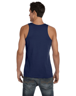 Sample of Alternative 04056C1 Men's Miggy Tank in MARINE from side back