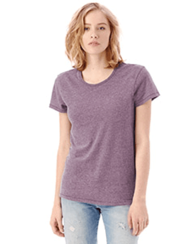 Sample of Alternative 05052BP Ladies' Keepsake Vintage Jersey T-Shirt in VINTAGE IRIS style