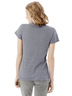 Sample of Alternative 05052BP Ladies' Keepsake Vintage Jersey T-Shirt in VINTAGE NAVY from side back