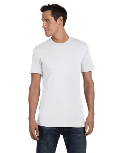 Sample of Canvas 3001 - Unisex Jersey Short-Sleeve T-Shirt in SOLID WHT BLEND style