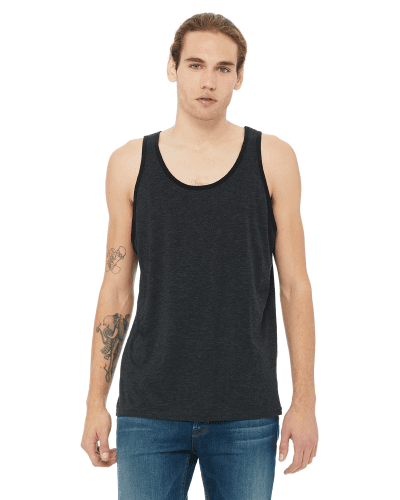 Sample of Bella+Canvas 3480 - Unisex Jersey Tank in CH BLK SL B TRB style