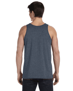 Sample of Bella+Canvas 3480 - Unisex Jersey Tank in DEEP HEATHER from side back