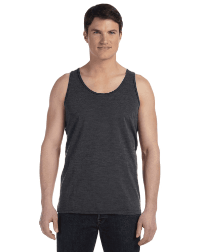 Sample of Bella+Canvas 3480 - Unisex Jersey Tank in DK GREY HEATHER style