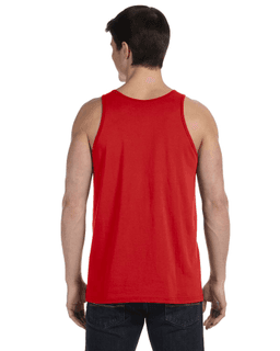Sample of Bella+Canvas 3480 - Unisex Jersey Tank in RED from side back