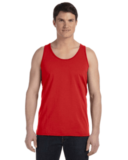 Sample of Bella+Canvas 3480 - Unisex Jersey Tank in RED from side front