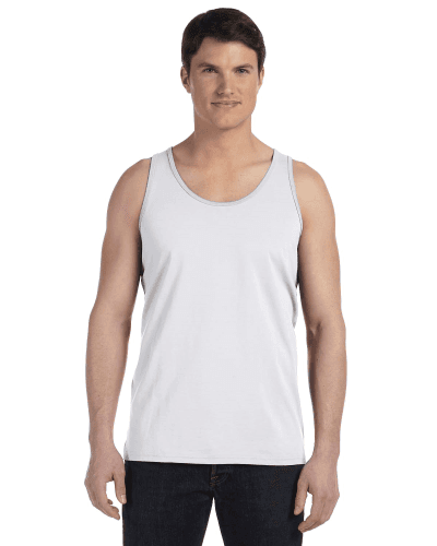 Sample of Bella+Canvas 3480 - Unisex Jersey Tank in WHITE FLK TRBLND style