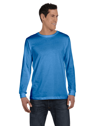 Sample of Canvas 3501 - Unisex Jersey Long-Sleeve T-Shirt in TRUE ROYAL TRBLN style