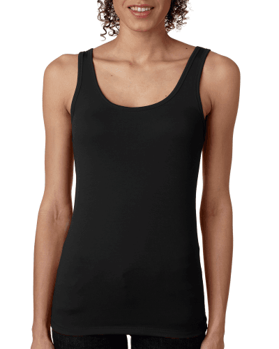 Sample of Next Level 3533 - Ladies' Spandex Jersey Tank in BLACK style