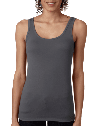 Sample of Next Level 3533 - Ladies' Spandex Jersey Tank in DARK GRAY style