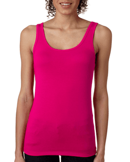Sample of Next Level 3533 - Ladies' Spandex Jersey Tank in RASPBERRY from side front