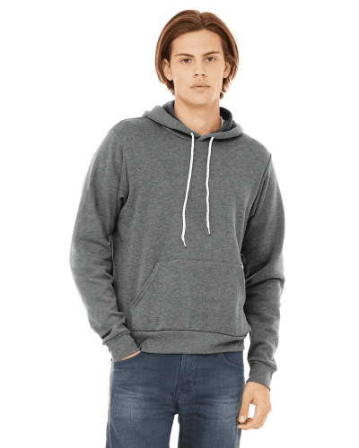 Sample of Bella+Canvas 3719 - Unisex Sponge Fleece Pullover Hoodie in DEEP HEATHER style