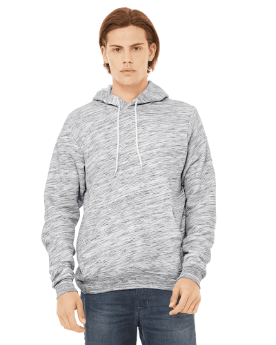 Sample of Bella+Canvas 3719 - Unisex Sponge Fleece Pullover Hoodie in LT GREY MARBLE style