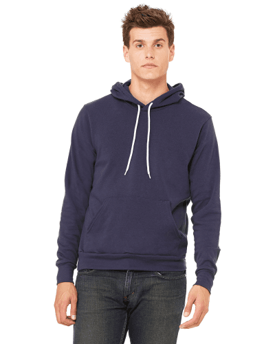 Sample of Bella+Canvas 3719 - Unisex Sponge Fleece Pullover Hoodie in NAVY style