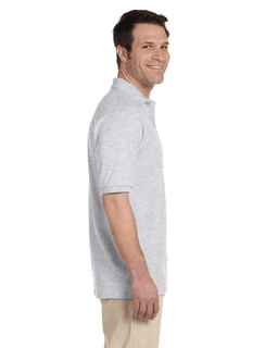 Sample of Jerzees 437 - Adult 5.6 oz. SpotShield Jersey Polo in ASH from side sleeveleft