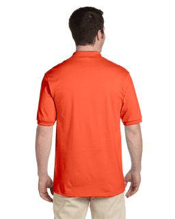 Sample of Jerzees 437 - Adult 5.6 oz. SpotShield Jersey Polo in BURNT ORANGE from side back