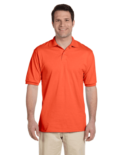 Sample of Jerzees 437 - Adult 5.6 oz. SpotShield Jersey Polo in BURNT ORANGE style