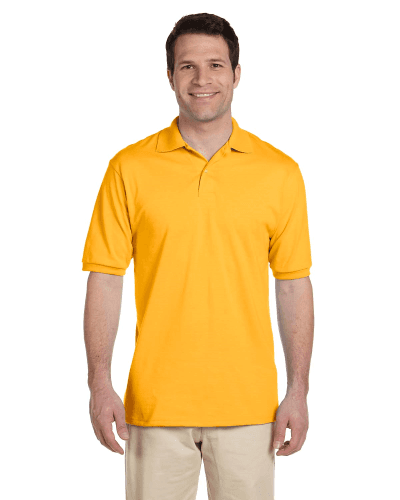 Sample of Jerzees 437 - Adult 5.6 oz. SpotShield Jersey Polo in GOLD style