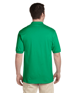 Sample of Jerzees 437 - Adult 5.6 oz. SpotShield Jersey Polo in KELLY from side back