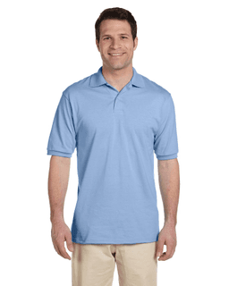 Sample of Jerzees 437 - Adult 5.6 oz. SpotShield Jersey Polo in LIGHT BLUE from side front