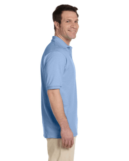Sample of Jerzees 437 - Adult 5.6 oz. SpotShield Jersey Polo in LIGHT BLUE from side sleeveleft