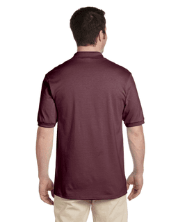 Sample of Jerzees 437 - Adult 5.6 oz. SpotShield Jersey Polo in MAROON from side back