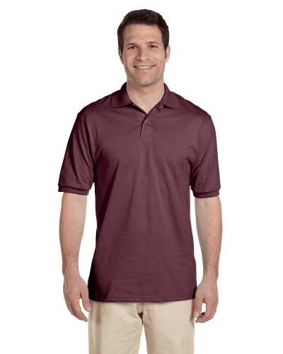 Sample of Jerzees 437 - Adult 5.6 oz. SpotShield Jersey Polo in MAROON style