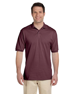 Sample of Jerzees 437 - Adult 5.6 oz. SpotShield Jersey Polo in MAROON from side front