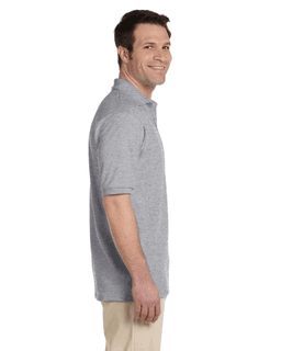 Sample of Jerzees 437 - Adult 5.6 oz. SpotShield Jersey Polo in OXFORD from side sleeveleft