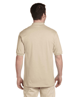 Sample of Jerzees 437 - Adult 5.6 oz. SpotShield Jersey Polo in SANDSTONE from side back