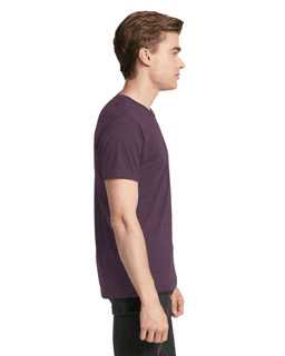 Sample of Next Level 6010 - Men's Triblend Crew in VINTAGE PURPLE from side sleeveleft