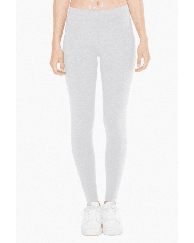 Sample of American Apparel 8328W Ladies' Cotton Spandex Jersey Leggings in HEATHER GREY style