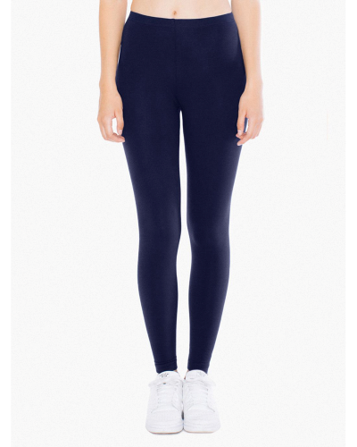 Sample of American Apparel 8328W Ladies' Cotton Spandex Jersey Leggings in NAVY style