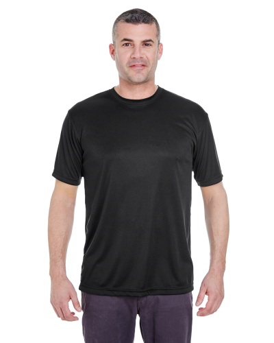 Sample of UltraClub 8620 - Men's Cool & Dry Basic Performance T-Shirt in BLACK style