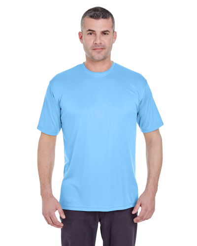 Sample of UltraClub 8620 - Men's Cool & Dry Basic Performance T-Shirt in COLUMBIA BLUE style