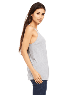 Sample of Bella 8838 - Ladies' Slouchy Tank in ATHLETIC HTHR from side sleeveleft