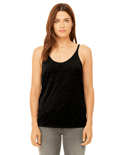 Sample of Bella 8838 - Ladies' Slouchy Tank in BLACK HEATHER style